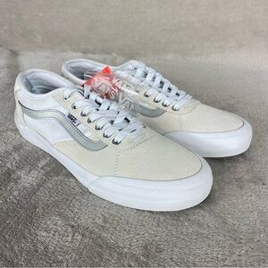 Vans Old Skool Chima Ferguson Shoes Mens Size 9 Off White Suede Sneakers NEW